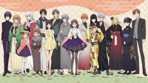 Fruits Basket Characters Formal Attire Wallpaper