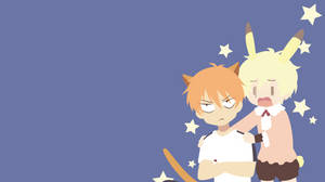 Fruits Basket Kyo And Momiji Wallpaper