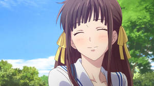 Fruits Basket Tohru Blushing Wallpaper