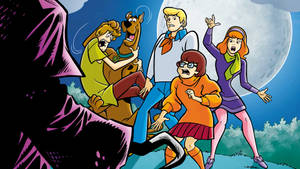 Full Moon Adventure With Scooby Doo Wallpaper