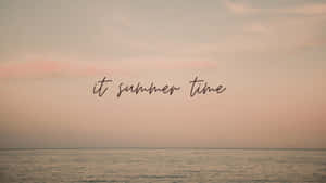 Fun In The Sun With A Summer Aesthetic Laptop Wallpaper