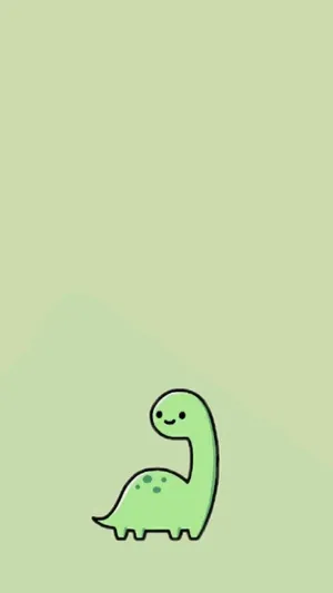 Funky Cartoon Dinosaur Phone Wallpaper