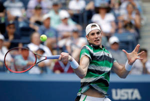 Funny John Isner Candid Expression Wallpaper