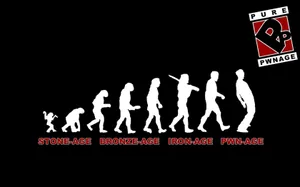 Funny Laptop Human Period Wallpaper