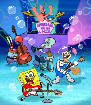 Funny Patrick Band Wallpaper