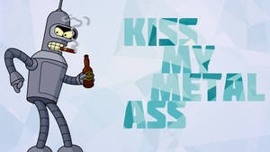 Futurama Bender Cool Artwork Wallpaper