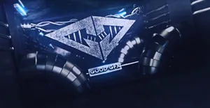 Futuristic Diamond Logo Design Wallpaper