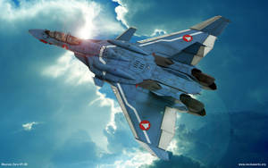 Futuristic Macross Jet Wallpaper