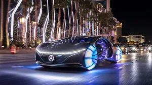 Futuristic Mercedes Benz Car Wallpaper