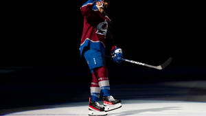 Gabriel Landeskog Full Body Shot Wallpaper