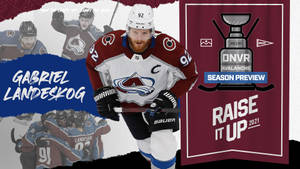 Gabriel Landeskog Raise It Up Wallpaper