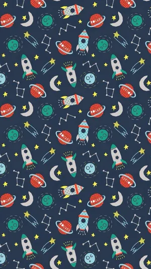 Galaxy Background For Boys Wallpaper