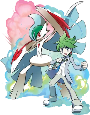 Gallade And Wally Wallpaper