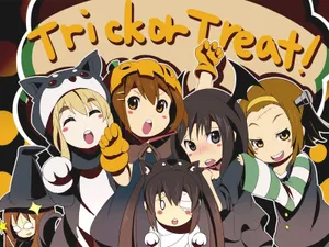 Gambar K-on! Trick Or Treat Wallpaper
