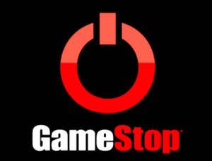 Gamestop Logo Icon On A Red Background Wallpaper
