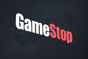Gamestop's Iconic Logo Highlighted By Ambient Shadow Effect Wallpaper
