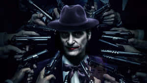 Gangsters With Guns Pointing At Joker Wallpaper
