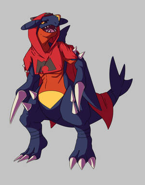 Garchomp With Hoodie Wallpaper