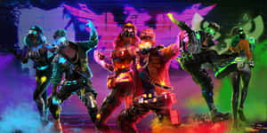 Garena Free Fire Neon Criminals Wallpaper