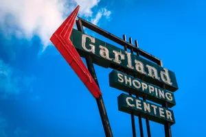 Garland Shopping Center Signage Wallpaper