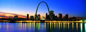Gateway Arch National Park St. Louis At Dawn Wallpaper