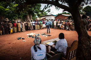 Gathering In Central African Republic Wallpaper