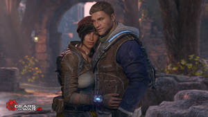 Gears Of War 4 Jd And Kait Couple Wallpaper