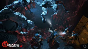 Gears Of War Scary Creatues Wallpaper