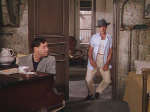 Gene Kelly Leaning On Door Wallpaper