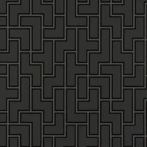 Geometric Maze Pattern Wallpaper