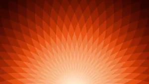 Geometric Orange Presentation Wallpaper