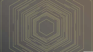 Geometric Pattern Of Hexagon Shapes Wallpaper