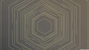 Geometric Pattern Of Hexagon Shapes Wallpaper