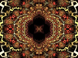 Geometric Shapes Abstraction Pattern Wallpaper