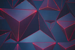 Geometric Triangular Pattern Wallpaper