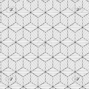 Geometric Vector White Pattern Wallpaper