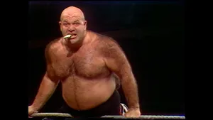 George Steele Chewing Turnbuckle Pad Wallpaper
