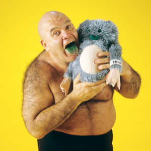 George Steele Pose With Mine Wallpaper
