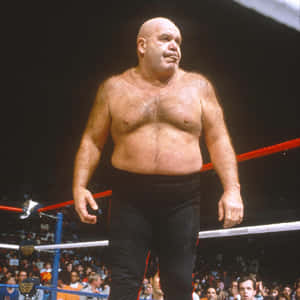 George Steele With Tongue Out Wallpaper