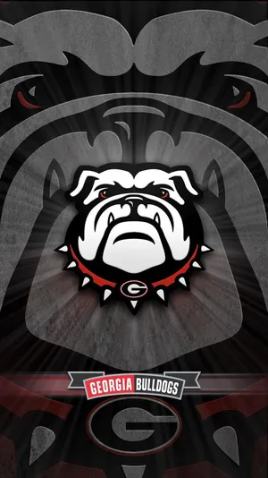 Georgia Bulldogs Phone Outer Glow Wallpaper