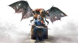 Geralt Of Rivia Confronts Dettlaff Wallpaper