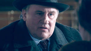 Gérard Depardieu Black Outfit Maigret Wallpaper