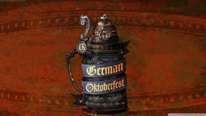 German Oktoberfest Beer Stein Wallpaper