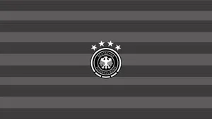 Germany National Football Team Pinstripe Graphic Art Wallpaper