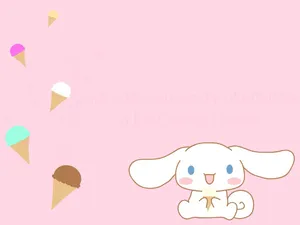 Get A Colorful And Helpful Companion With Cinnamoroll Laptop! Wallpaper