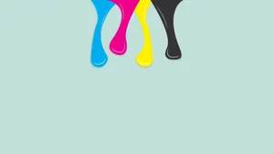 Get Creative With Art And Design With This Paint Drip Wallpaper