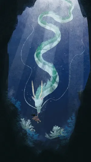 Get Enchanted With Haku From Spirited Away On Your Phone Wallpaper