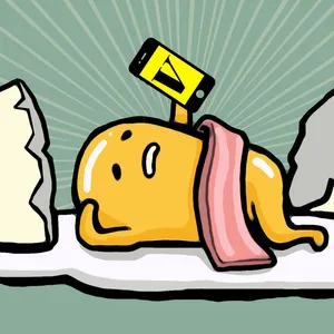 Get Into The Lazy Vibes With Big Gudetama! Wallpaper