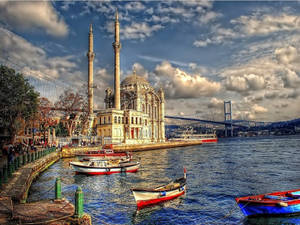 Get Lost In The Beauty Of Ortakoy Beach, Turkey Wallpaper