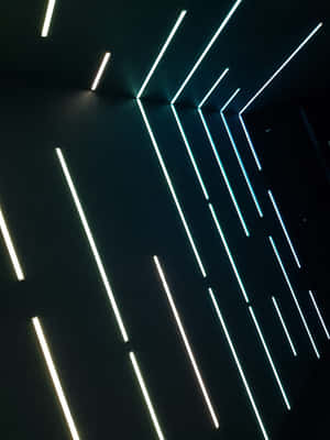 Get Lost In This Animated Yellow-white Neon Textured Background With Minimal Detail Wallpaper